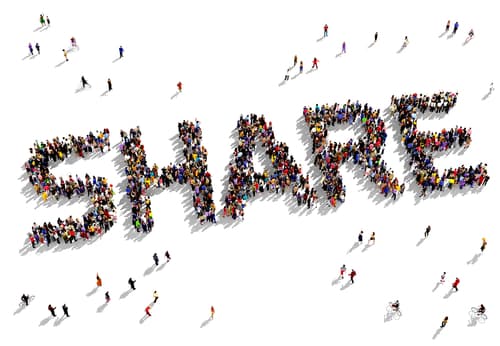 share, split, get along, co-exist, shutterstock_261282884