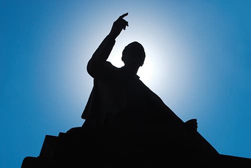 Great debate, Obama, speaker, silhouette