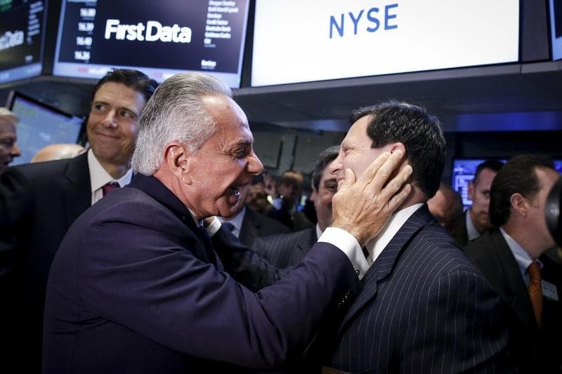 First Data Corp, IPO, KKR, Joe Plumeri, Frank Bisignano