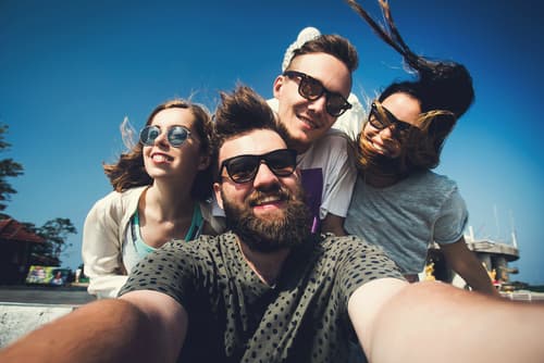 hipsters, millennials, young people, young men, young women, shutterstock_260752652