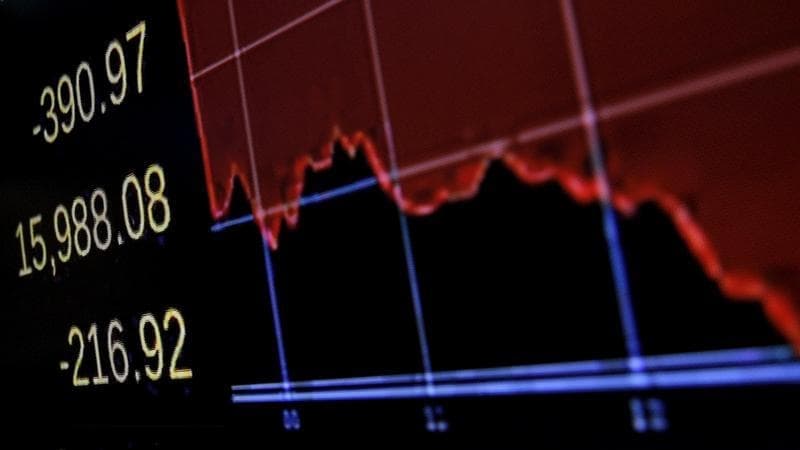 stock market, decline, fall, down, dip,