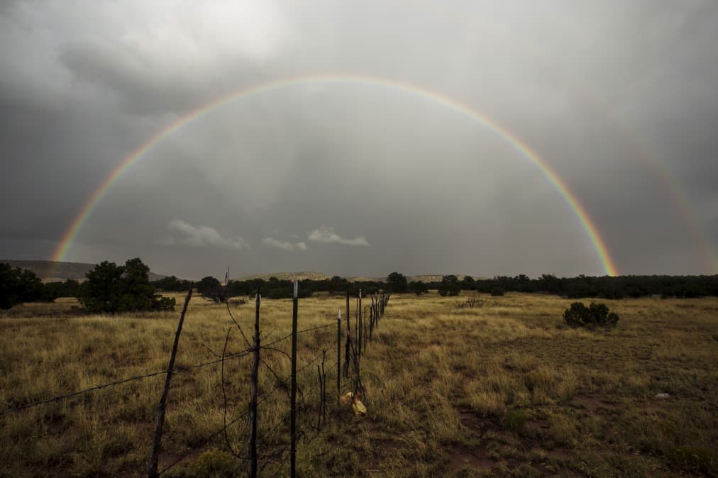 New Mexico, rainbow, Reuters