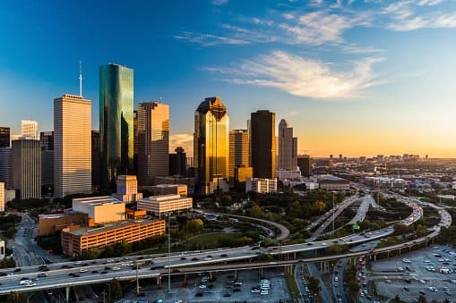 Downtown Houston Texas skyline