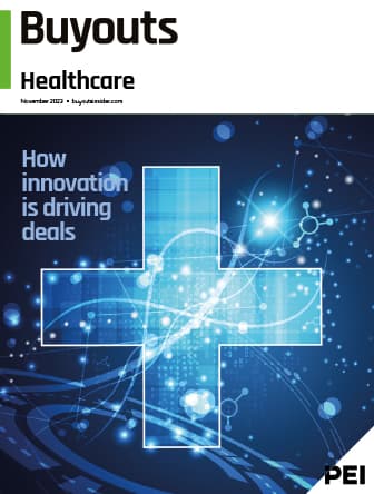 Buyouts 2023 Healthcare report cover