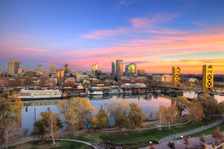 Image of the Sacramento city scape.