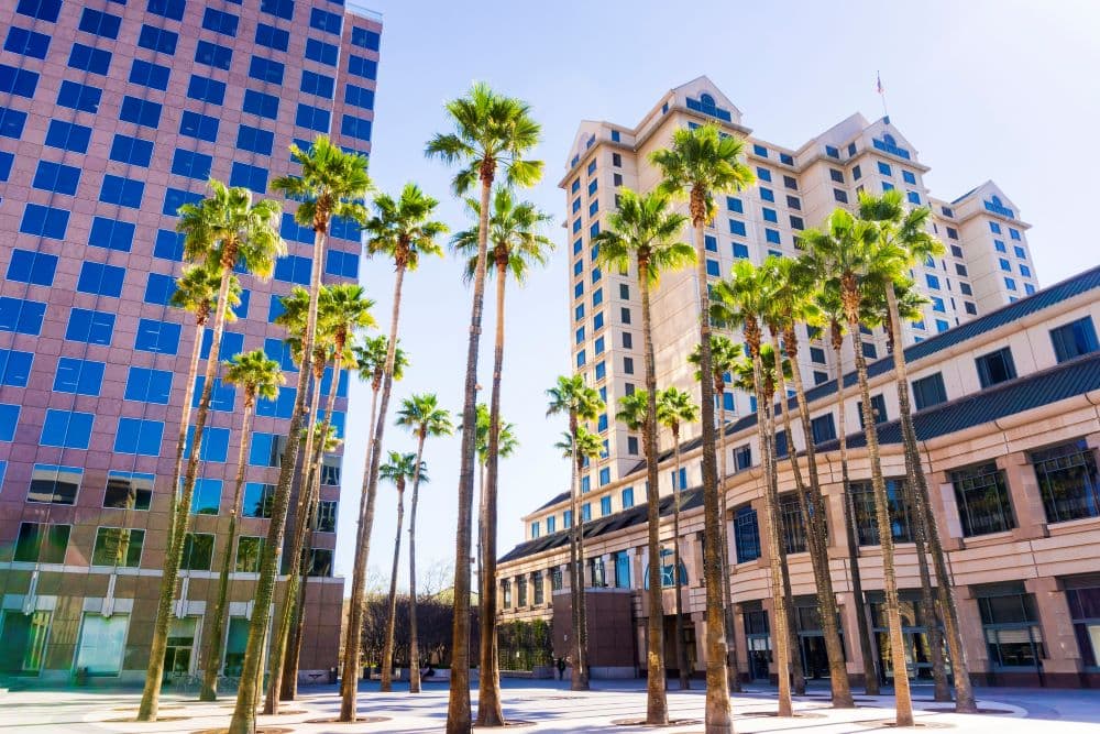Photo of downtown San Jose, California.