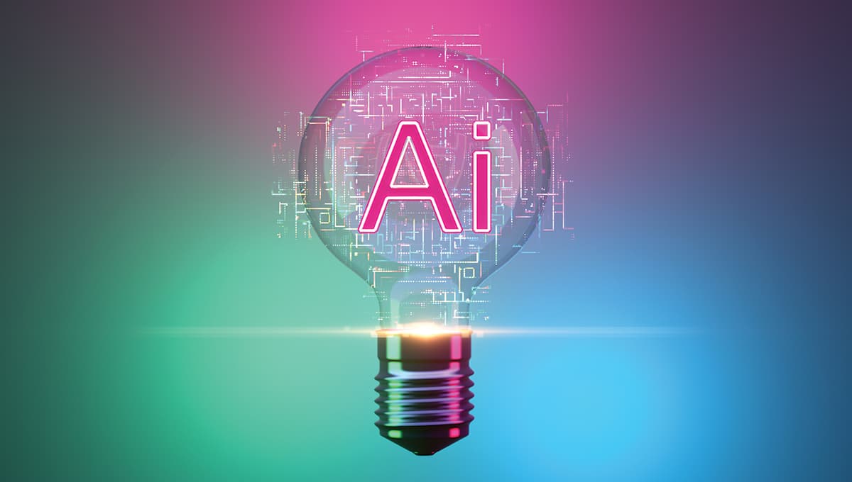 AI technology bulb
