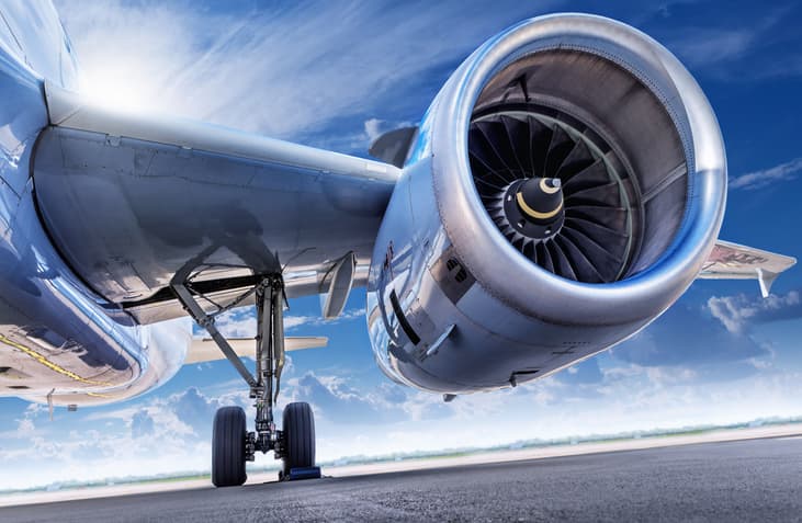 Image of a jet engine.