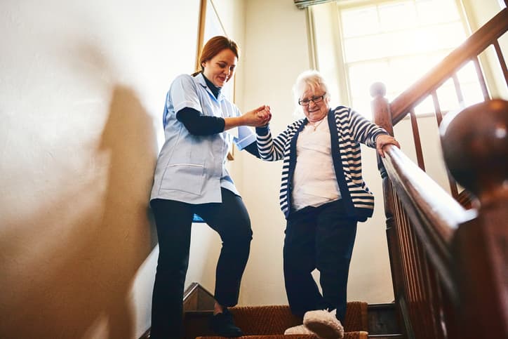 caregiver, senior, home care