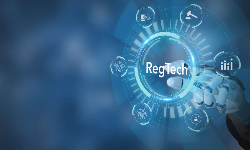 Image that showcases regtech and software.