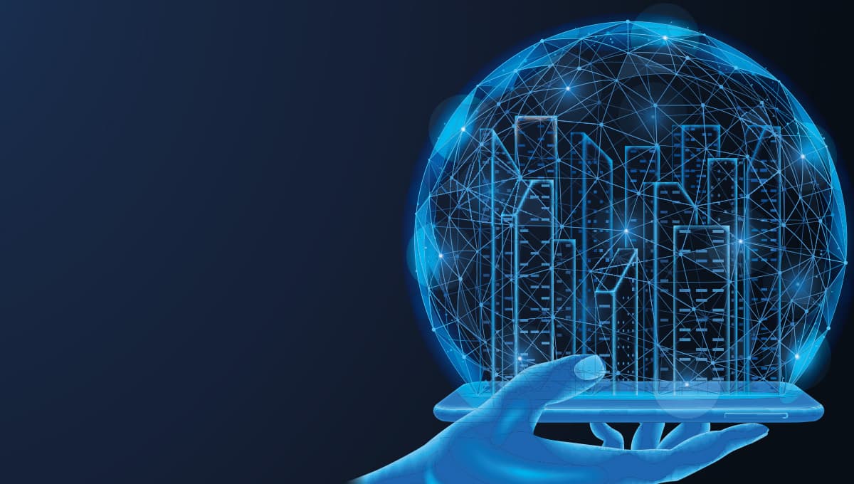Smart city tech digital