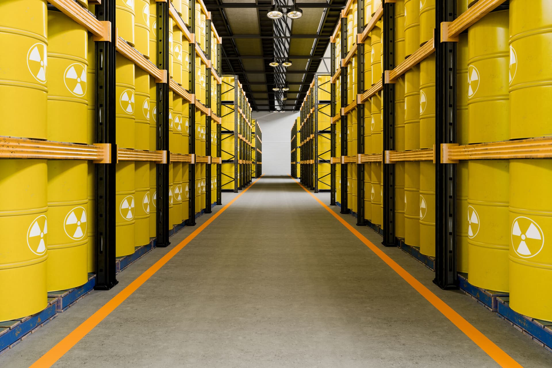 Distribution Warehouse Nuclear Radioactive Waste Storage (Getty Images)