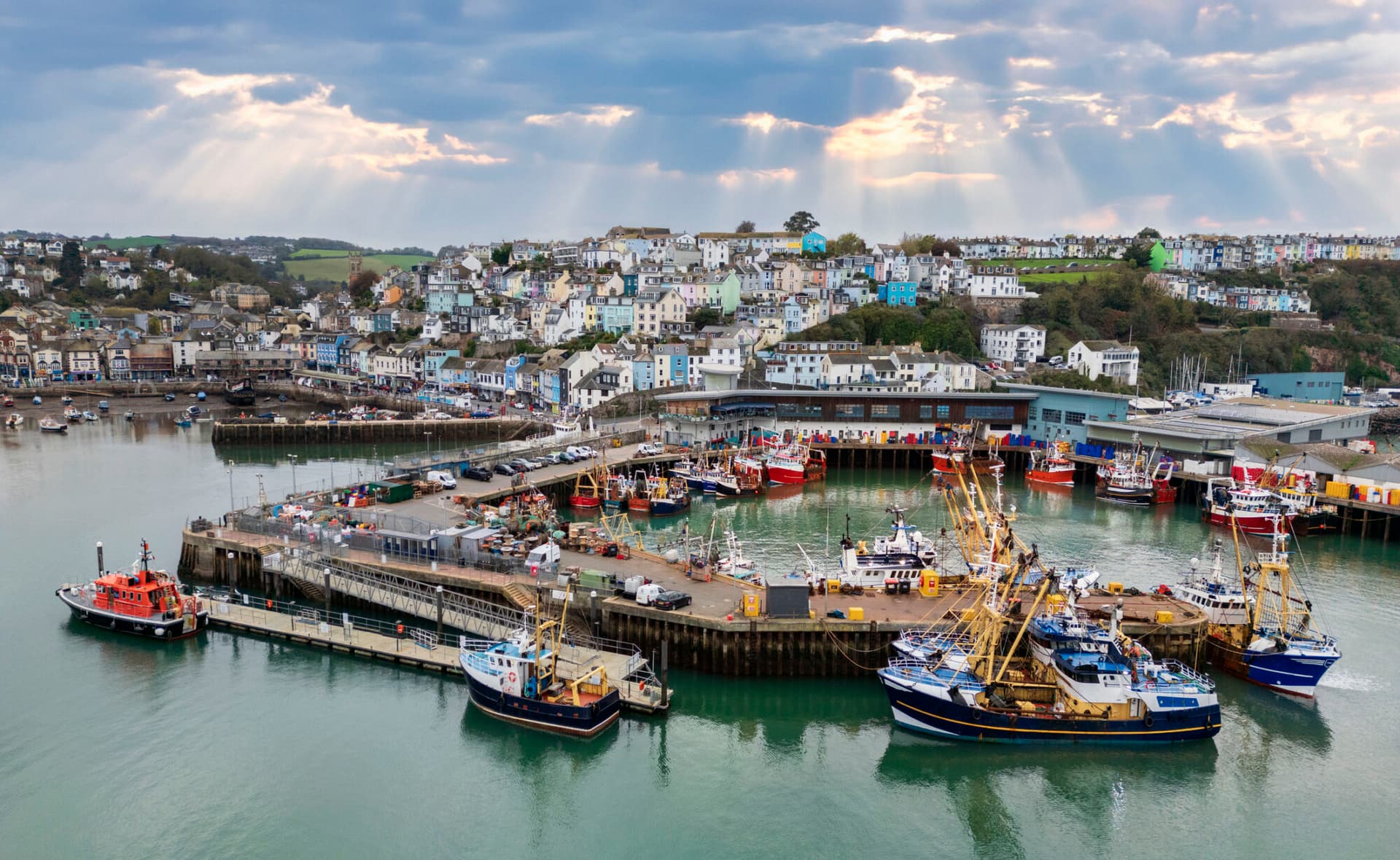 Brixham Harbor - Devon in the United Kingdom