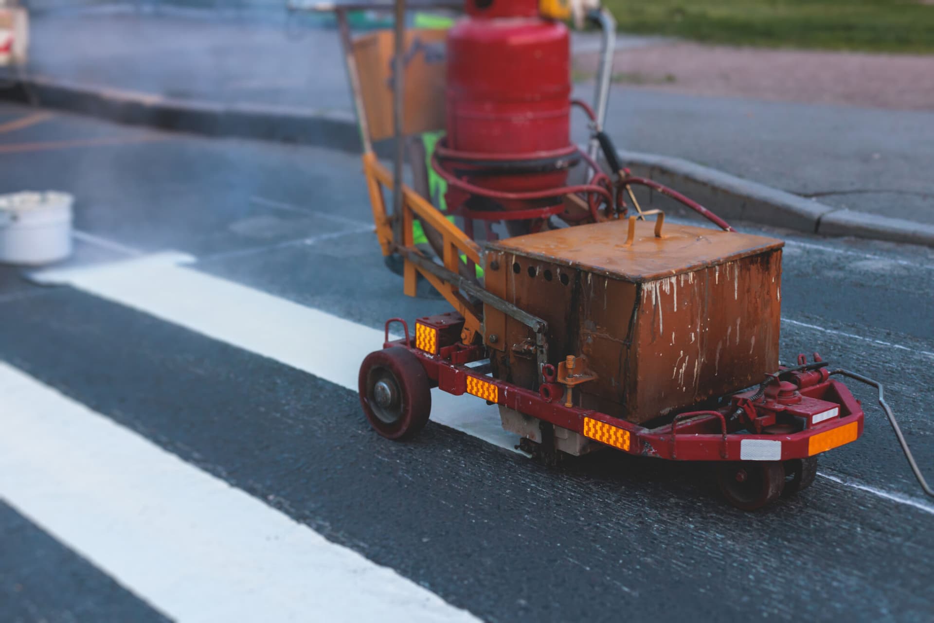 New road surface markings
