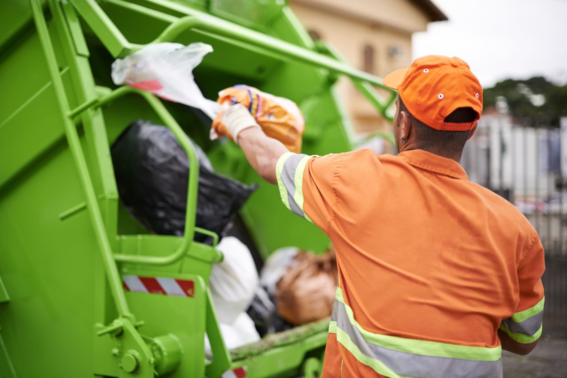 Trash collection, garbage truck Getty Images