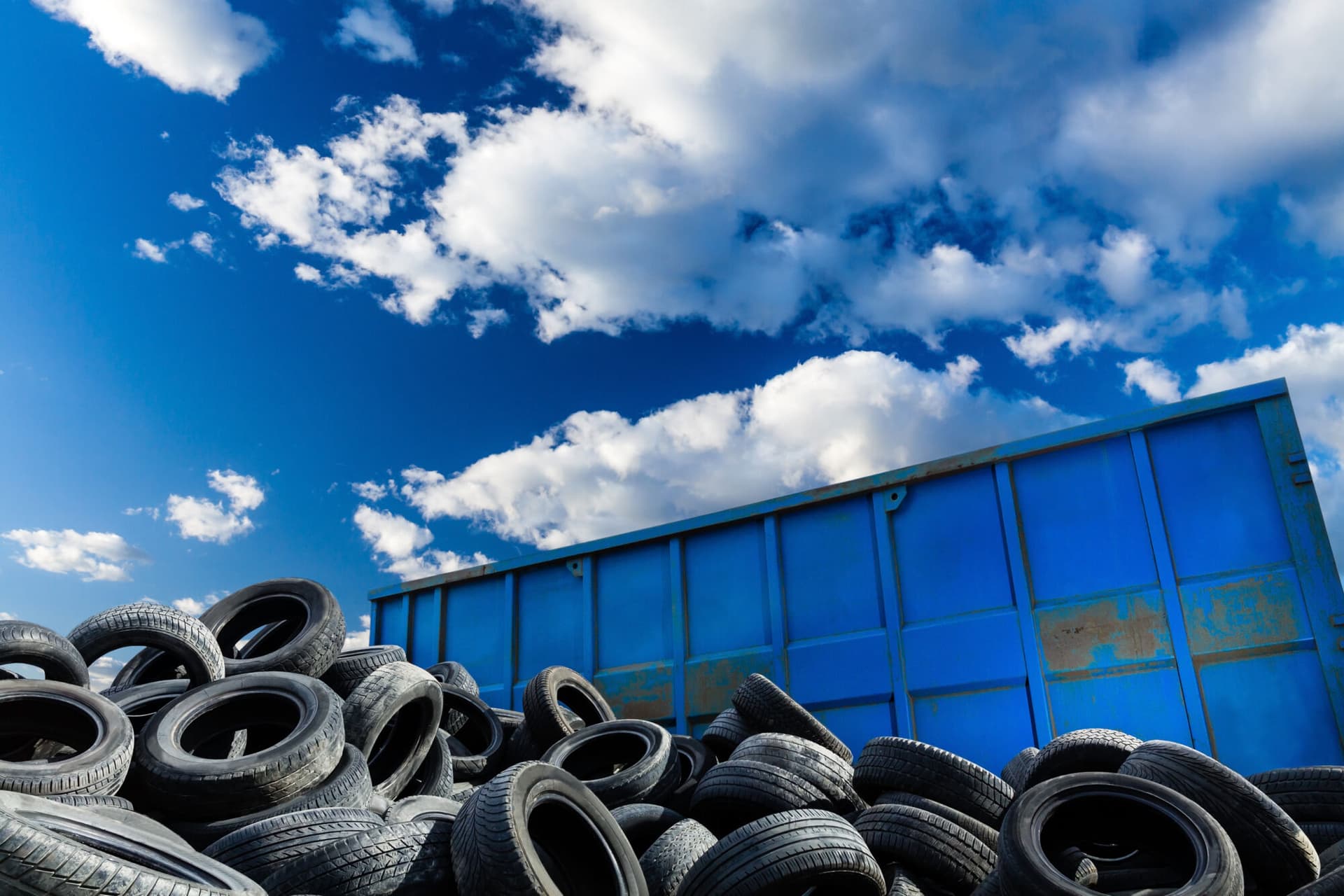 Recycling business, container and tires_Getty