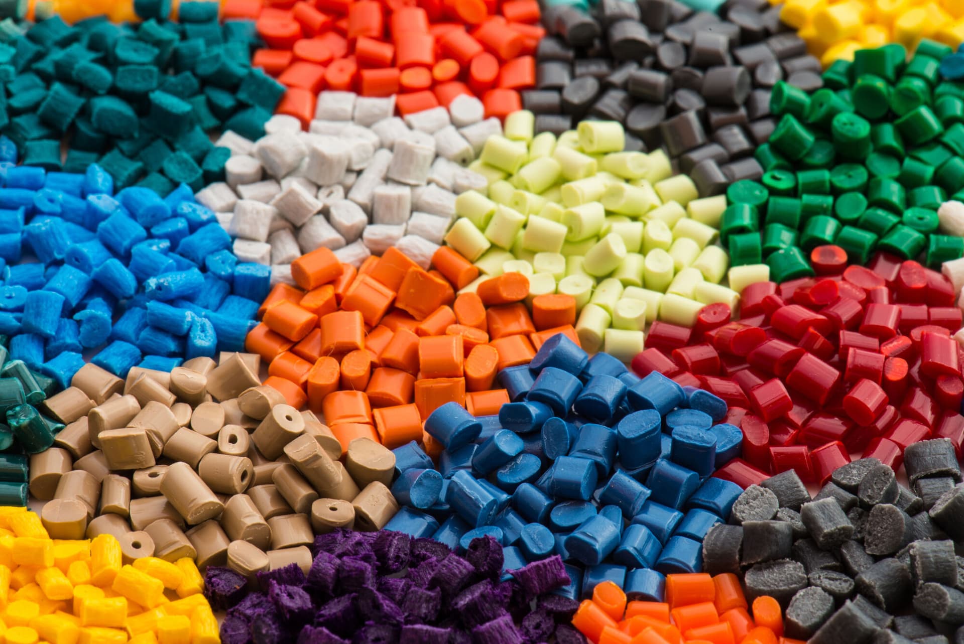 Multicolrored plastic color resins_Getty Images