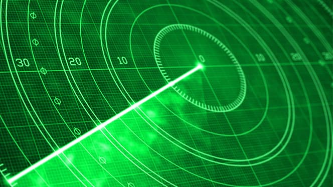 green miltary radar