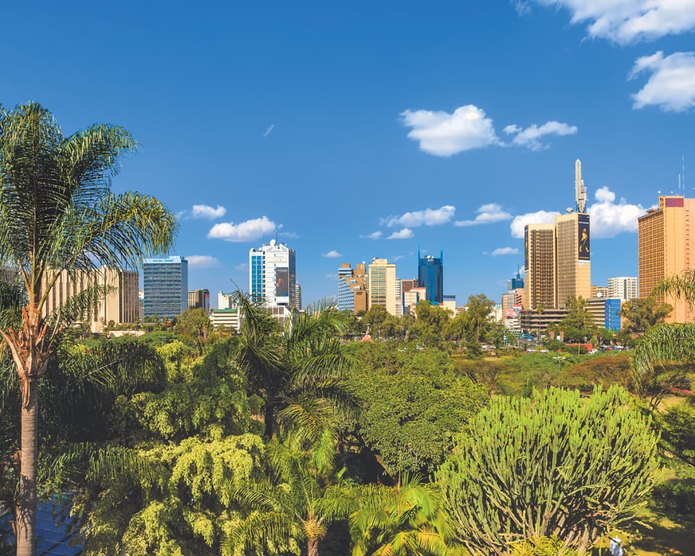 Nairobi skyline
