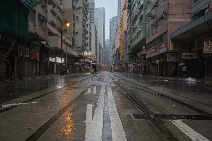 Flight to safety in Hong Kong
