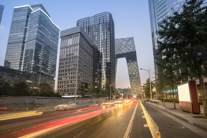 Road in Beijing, China