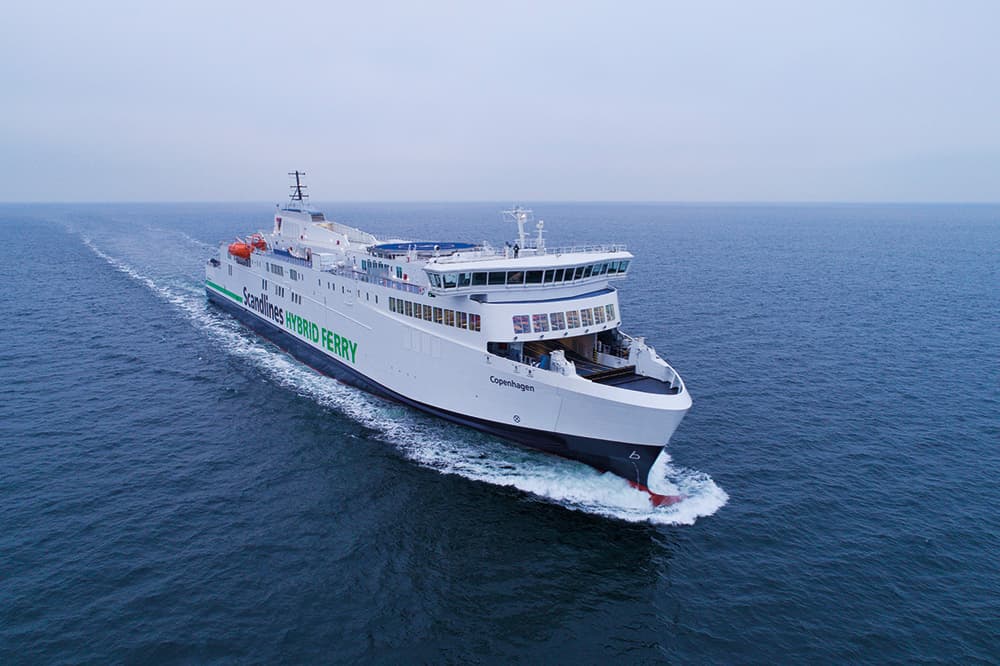 Ferry sailing