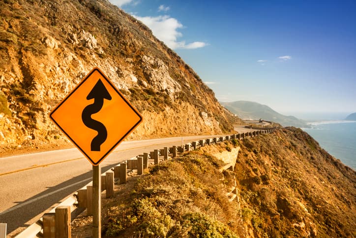 Precipitous drop in California