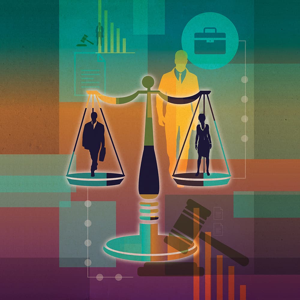 Business people collage