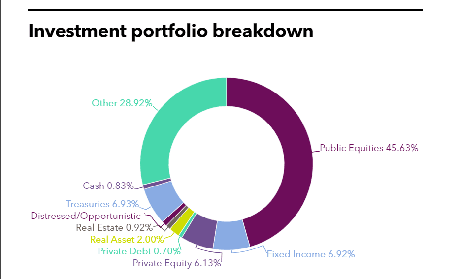 MSBI Investment portfolio