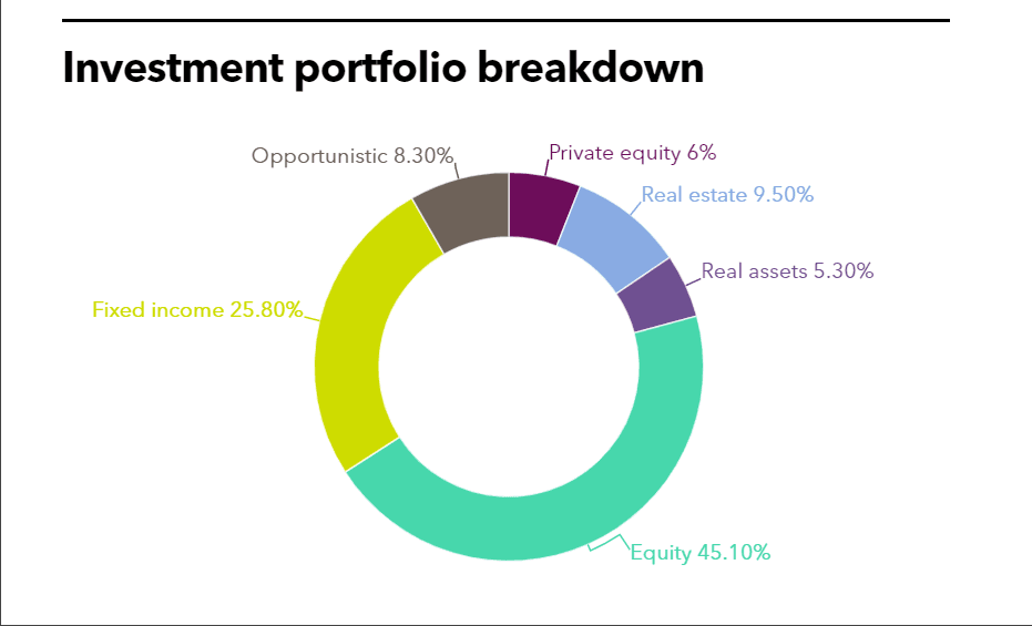 SDCERA Investment portfolio
