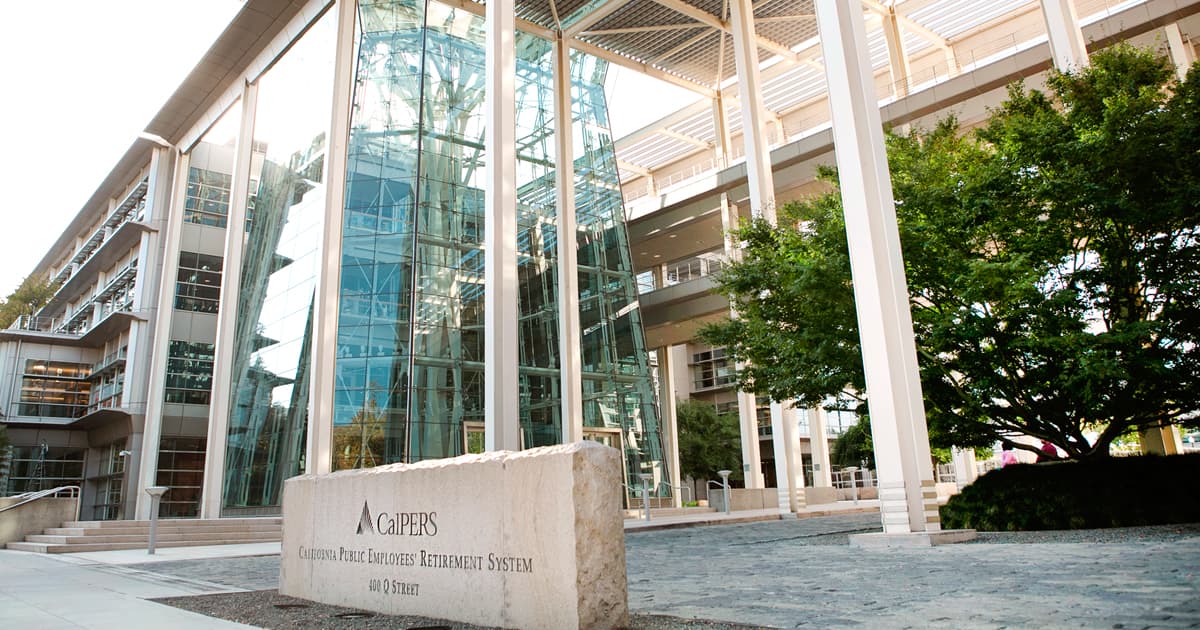 CalPERS building sign