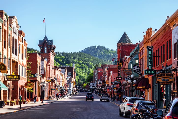 Deadwood, South Dakota, main street, USA