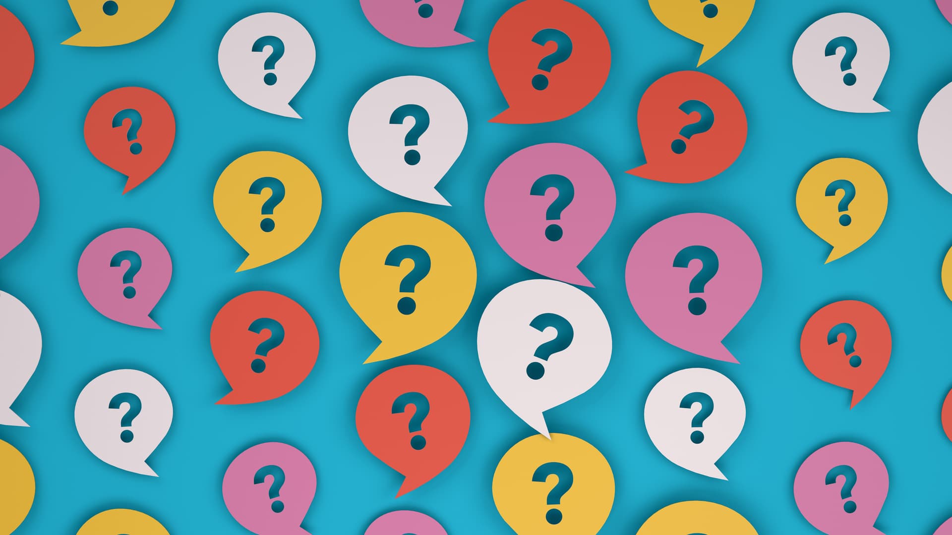 question marks