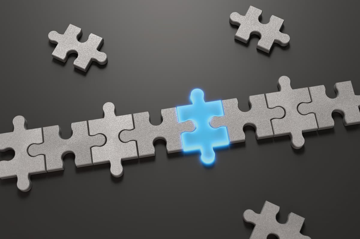 Jigsaw connection