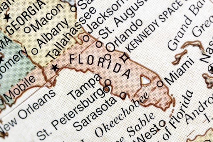 map of Florida