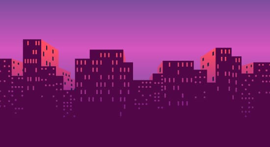 Urban city downtown skyline cityscape building with windows background