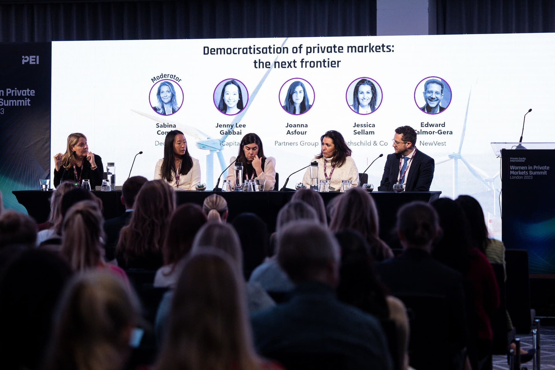 Panellists at the PEI Women in Private Markets 2023