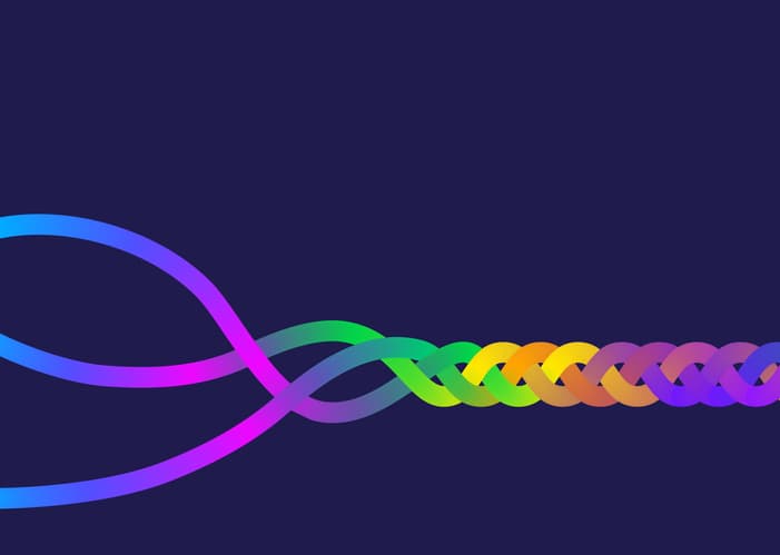 Ropes indicating lines of credit