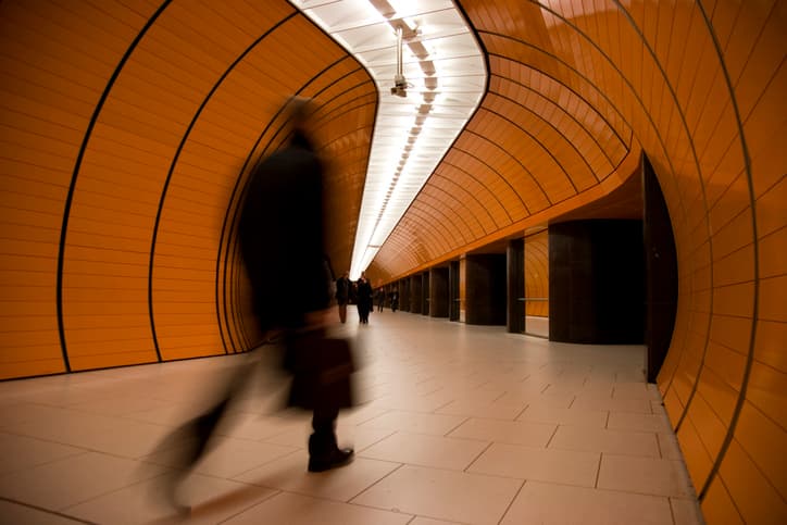 Underground station in Munich