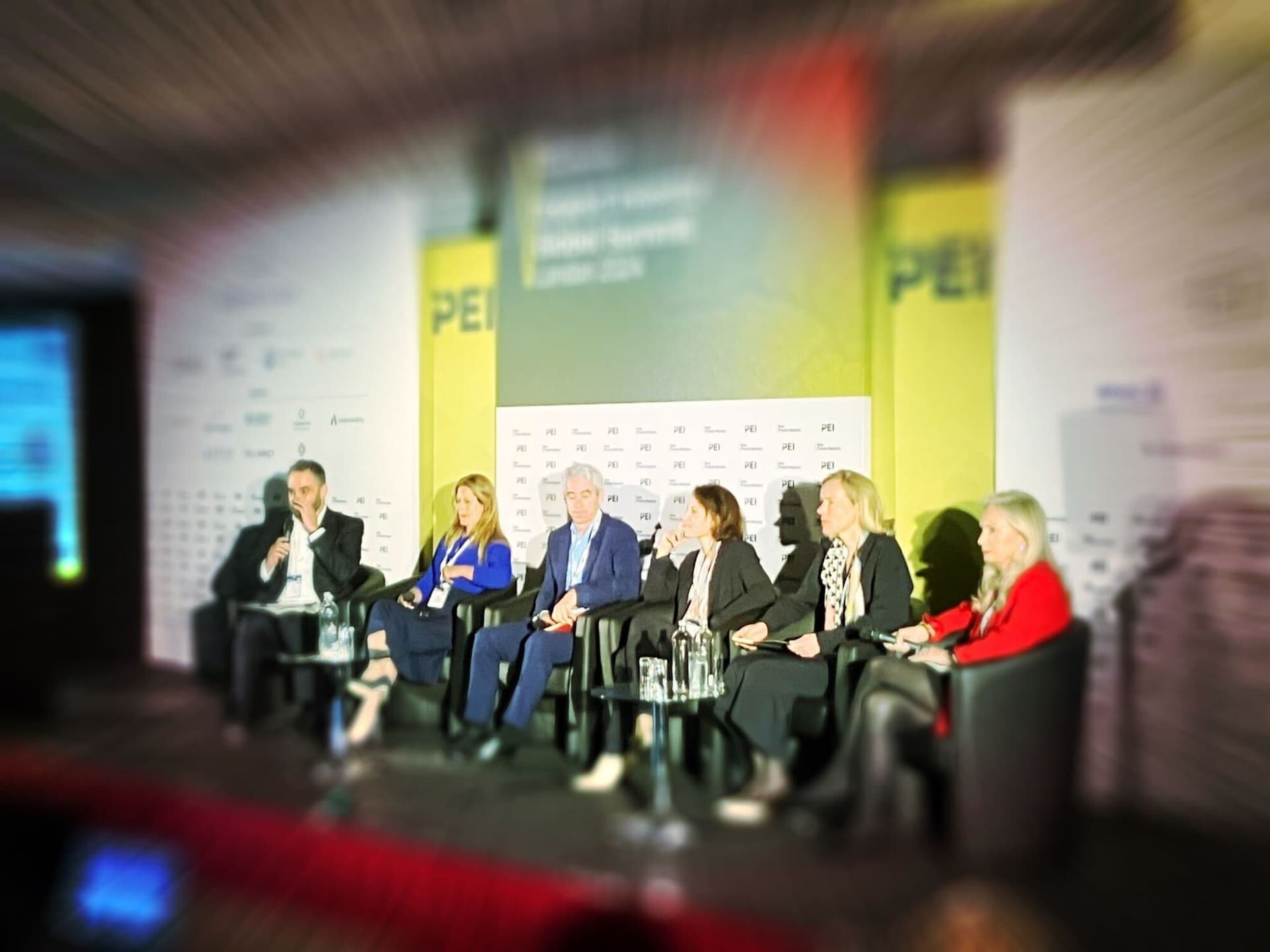 (L-R) Rhys Davies, Kirkland & Ellis; Paula Langton, Campbell Lutyens; Peter Cashion, CalPERS; Carlotta Saporito, JPMorgan; Claudia Kruse, APG; Nancy Curtin, ALTi Tiedemann Global