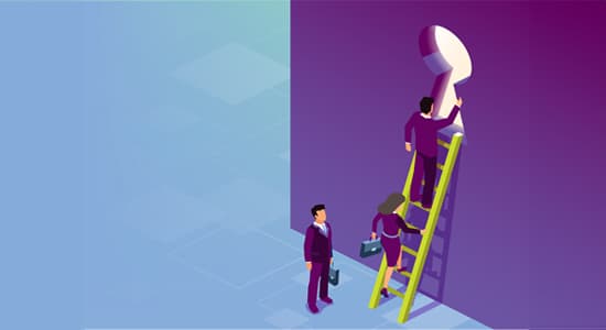 Ladder keyhole