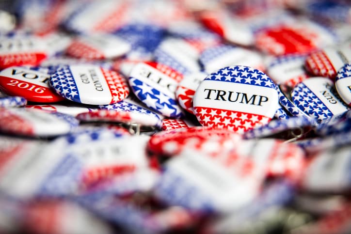 Trump badges