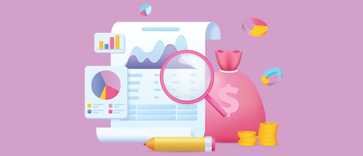 Charts, data illustration