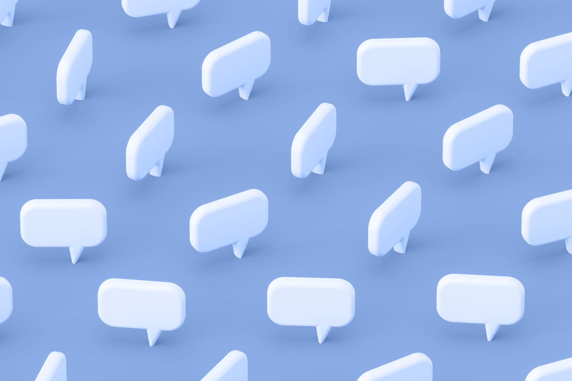 Speech bubbles