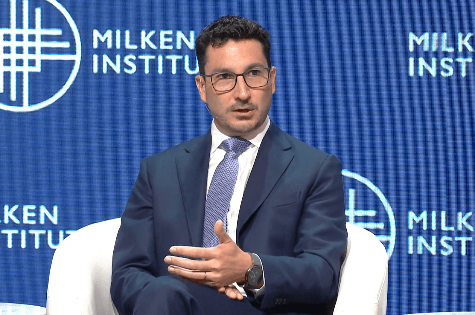 Marc Antaki, deputy chief strategy and risk officer, Mubadala Investment Company, at Milken Institute Global Investors’ Symposium Hong Kong 2025
