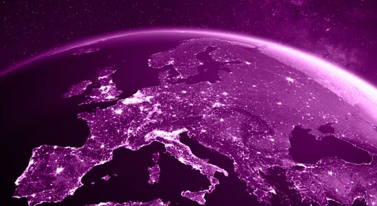 A photo of Europe from space