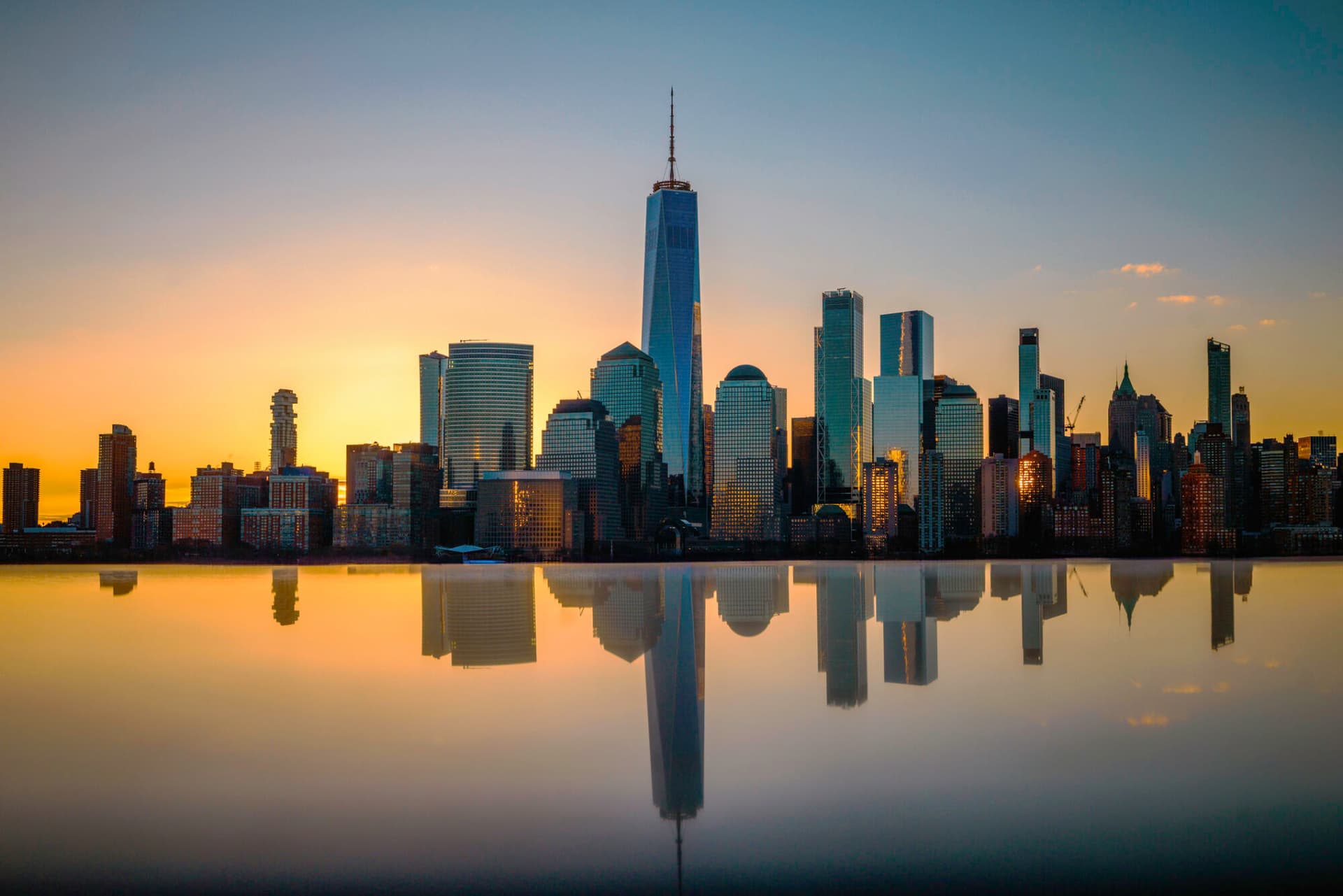 View of downtown Manhattan