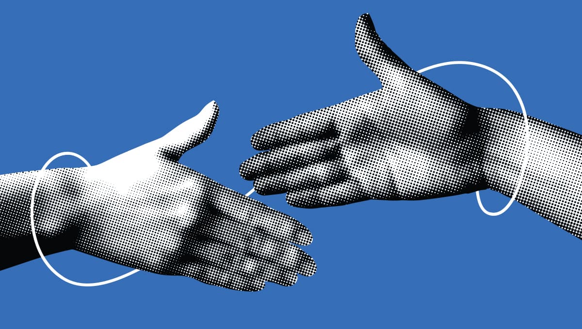 Hand shake meeting agree