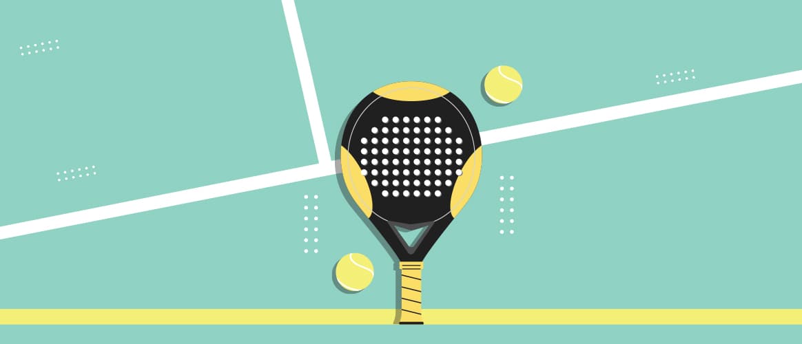Padel racquet tennis sports
