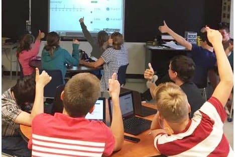 Image of students in a classroom.